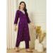 Picture of Excellent Silk Purple Readymade Salwar Kameez