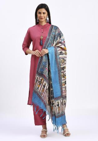 Picture of Cotton Pale Violet Red Readymade Salwar Kameez