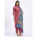 Picture of Cotton Pale Violet Red Readymade Salwar Kameez