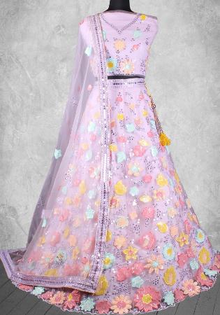 Picture of Pleasing Net Thistle Lehenga Choli