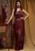 Picture of Nice Organza Maroon Saree