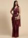 Picture of Nice Organza Maroon Saree