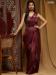 Picture of Nice Organza Maroon Saree