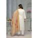 Picture of Rayon & Cotton Off White Readymade Salwar Kameez