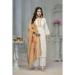 Picture of Rayon & Cotton Off White Readymade Salwar Kameez