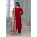 Picture of Rayon & Cotton Maroon Readymade Salwar Kameez