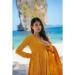 Picture of Chiffon Dark Golden Rod Readymade Salwar Kameez