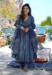 Picture of Chiffon Midnight Blue Readymade Salwar Kameez