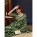 Picture of Alluring Georgette Dark Olive Green Saree