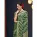 Picture of Alluring Georgette Dark Olive Green Saree