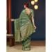 Picture of Alluring Georgette Dark Olive Green Saree