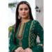 Picture of Graceful Organza Sea Green Straight Cut Salwar Kameez