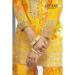 Picture of Gorgeous Chiffon Golden Straight Cut Salwar Kameez