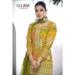 Picture of Stunning Chiffon Orange Straight Cut Salwar Kameez