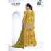 Picture of Stunning Chiffon Orange Straight Cut Salwar Kameez