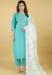 Picture of Cotton Dark Slate Blue Readymade Salwar Kameez