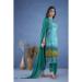 Picture of Ravishing Silk Dark Sea Green Readymade Salwar Kameez