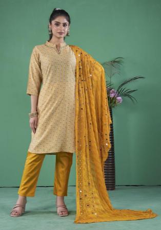 Picture of Appealing Silk Rosy Brown Readymade Salwar Kameez