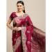 Picture of Amazing Silk Dark Magenta Saree