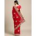 Picture of Beauteous Silk Crimson Saree