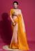 Picture of Good Looking Silk Dark Orange Saree