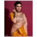 Picture of Good Looking Silk Dark Orange Saree