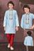 Picture of Magnificent Silk Light Steel Blue Kurtas