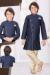 Picture of Ravishing Silk Navy Blue Kurtas