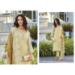 Picture of Excellent Organza Dark Khaki Readymade Salwar Kameez