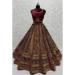 Picture of Gorgeous Chiffon Maroon Lehenga Choli