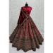 Picture of Comely Chiffon Medium Violet Red Lehenga Choli