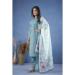 Picture of Silk Light Steel Blue Readymade Salwar Kameez