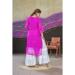 Picture of Fine Georgette Medium Violet Red Kurtis & Tunic