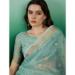 Picture of Classy Organza Cadet Blue Saree