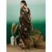 Picture of Radiant Organza Dark Olive Green Saree