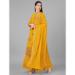 Picture of Sightly Georgette Golden Rod Anarkali Salwar Kameez