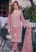 Picture of Georgette Rosy Brown Straight Cut Salwar Kameez