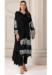 Picture of Shapely Georgette Black Straight Cut Salwar Kameez