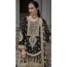 Picture of Exquisite Chiffon Black Straight Cut Salwar Kameez