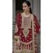 Picture of Taking Chiffon Maroon Straight Cut Salwar Kameez