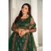 Picture of Bewitching Net Dark Olive Green Lehenga Choli