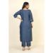 Picture of Charming Cotton & Silk Steel Blue Kurtis And Tunic