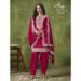 Picture of Ideal Silk Dark Red Straight Cut Salwar Kameez