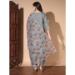 Picture of Shapely Cotton Slate Grey Readymade Salwar Kameez