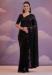 Picture of Grand Georgette Black Saree