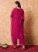 Picture of Wonderful Georgette Dark Red Kurtis & Tunic