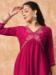 Picture of Wonderful Georgette Dark Red Kurtis & Tunic