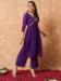 Picture of Grand Georgette Dark Slate Blue Kurtis & Tunic