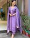 Picture of Splendid Georgette Medium Purple Kurtis & Tunic