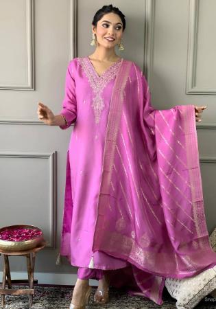 Picture of Exquisite Georgette Light Pink Kurtis & Tunic